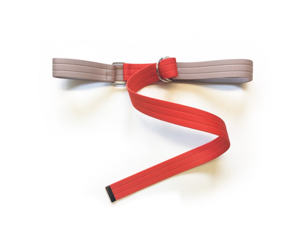 Alice Colour-Block Belt Beige Orange