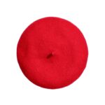 Francine Classic Wool Beret - Red